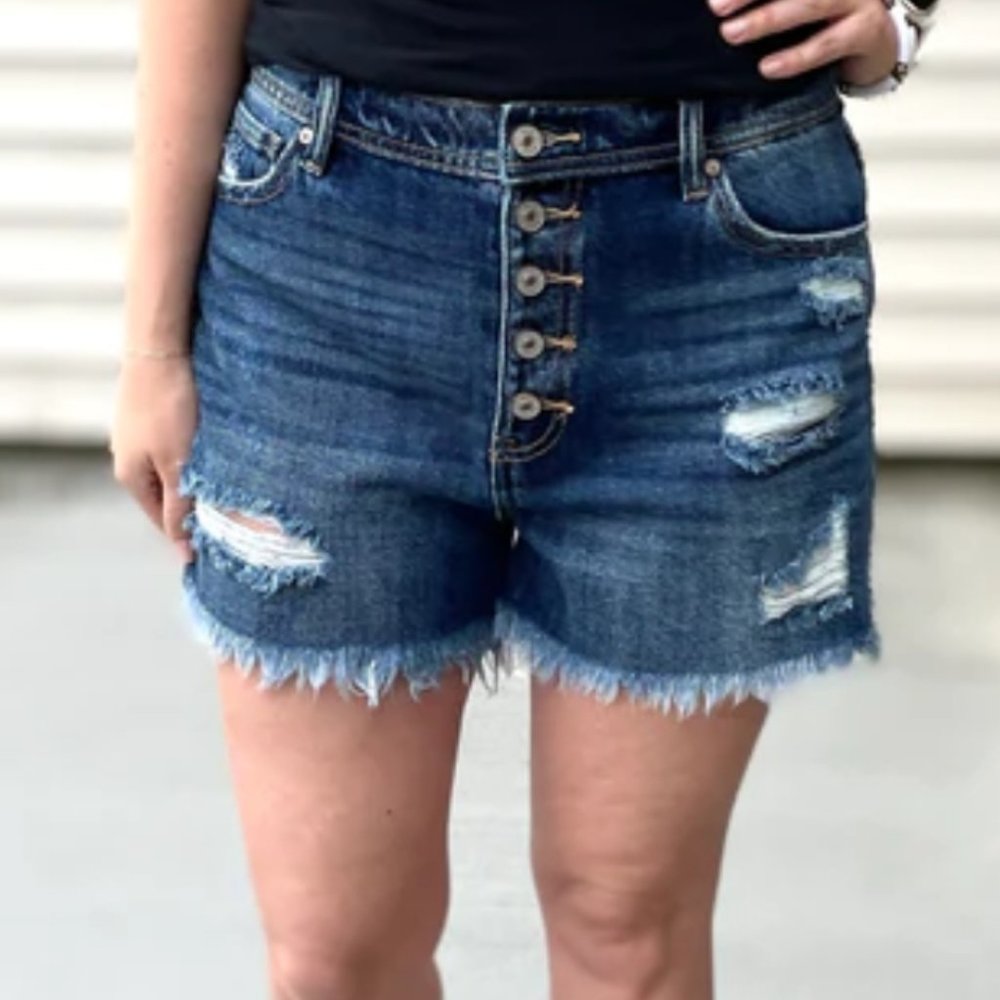 Kancan High Rise Mom Shorts